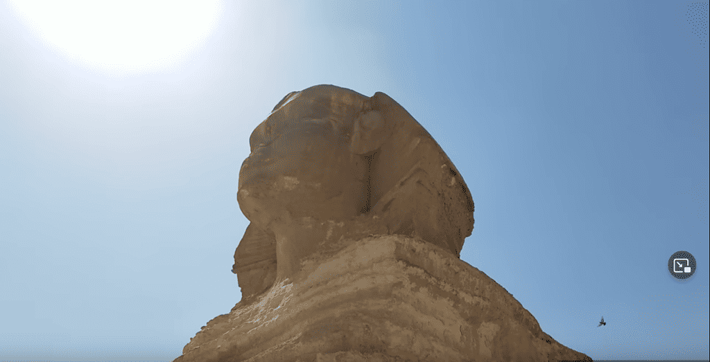 Private Entry in The Sphinx Enclosure The Ancient Guru.